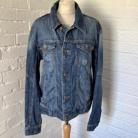 Armani Jeans Jackets & Blazers - Retro Armani Jeans Indigo 008 Denim Jacket - Size 2XL - P2P 22” - Button Up